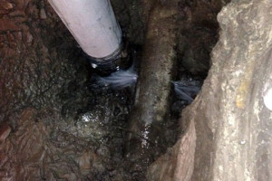 2 Hydrovac Broken Water Main